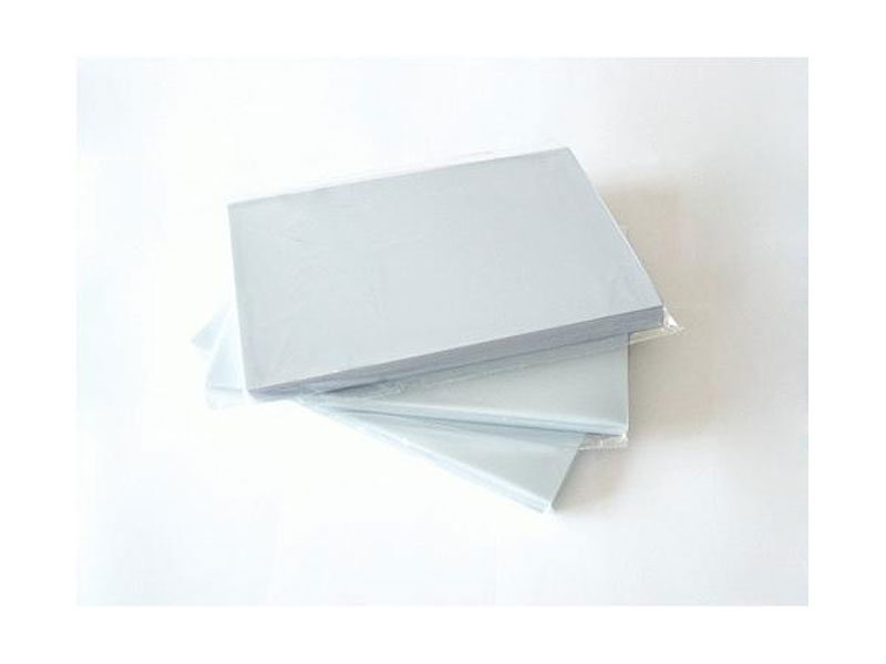 High-grade coated white cardboard